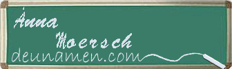 Änna Moersch Visitenkarte
